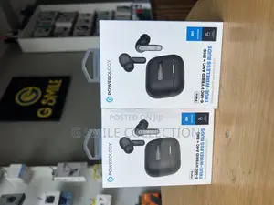 Powerology 6-Mic Hybrid Anc + Enc True Wireless Buds