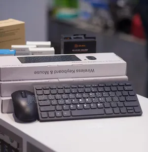 Wireless 2.4g Keyboard Mouse Combo Black 