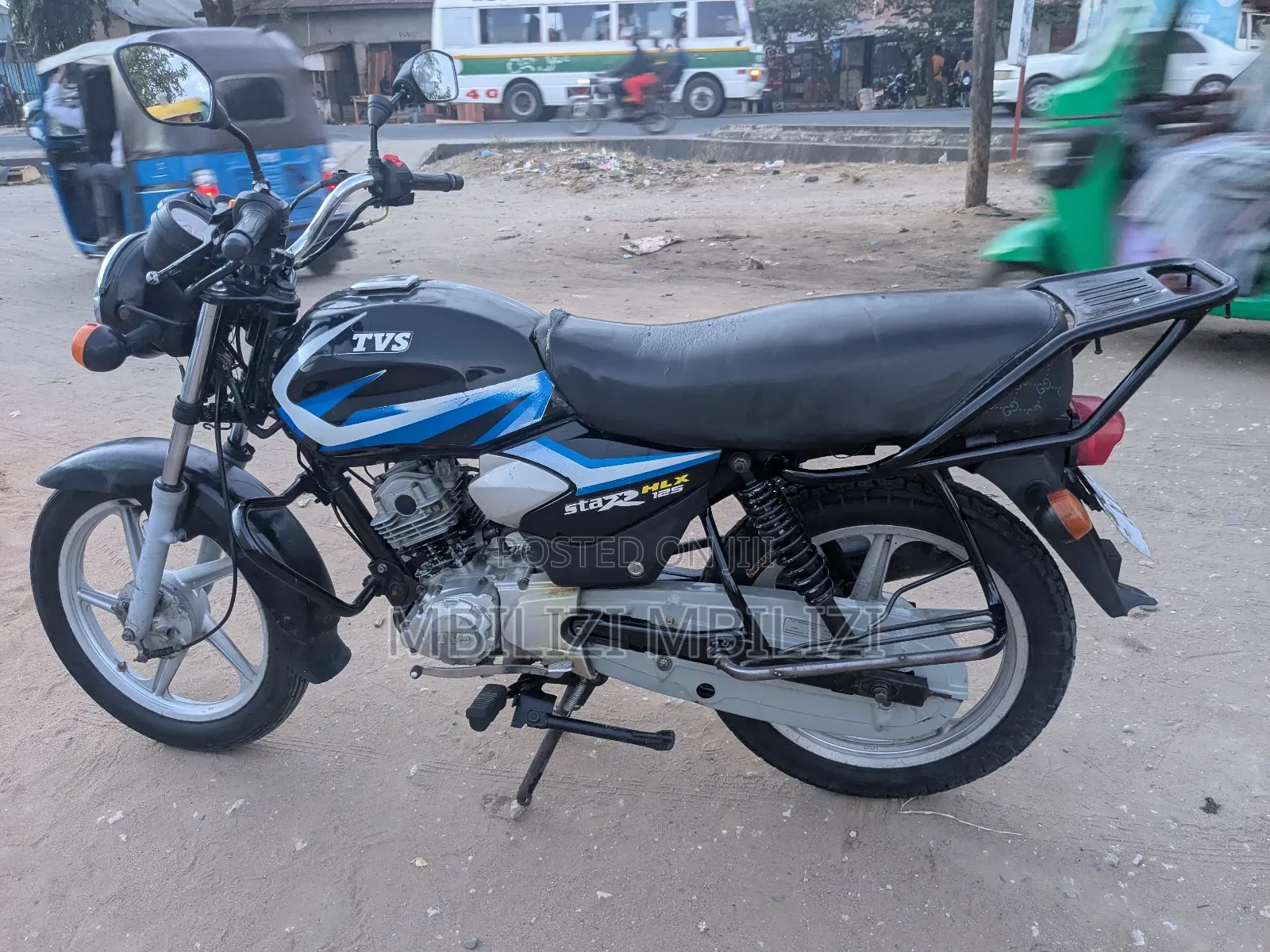 TVS HLX 125 2024 Black