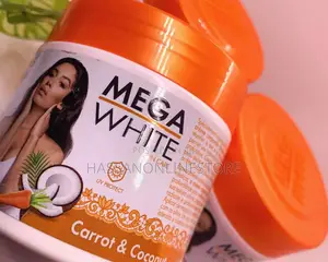Mega White Skin Care Carrot Coconut Body Cream 300ml