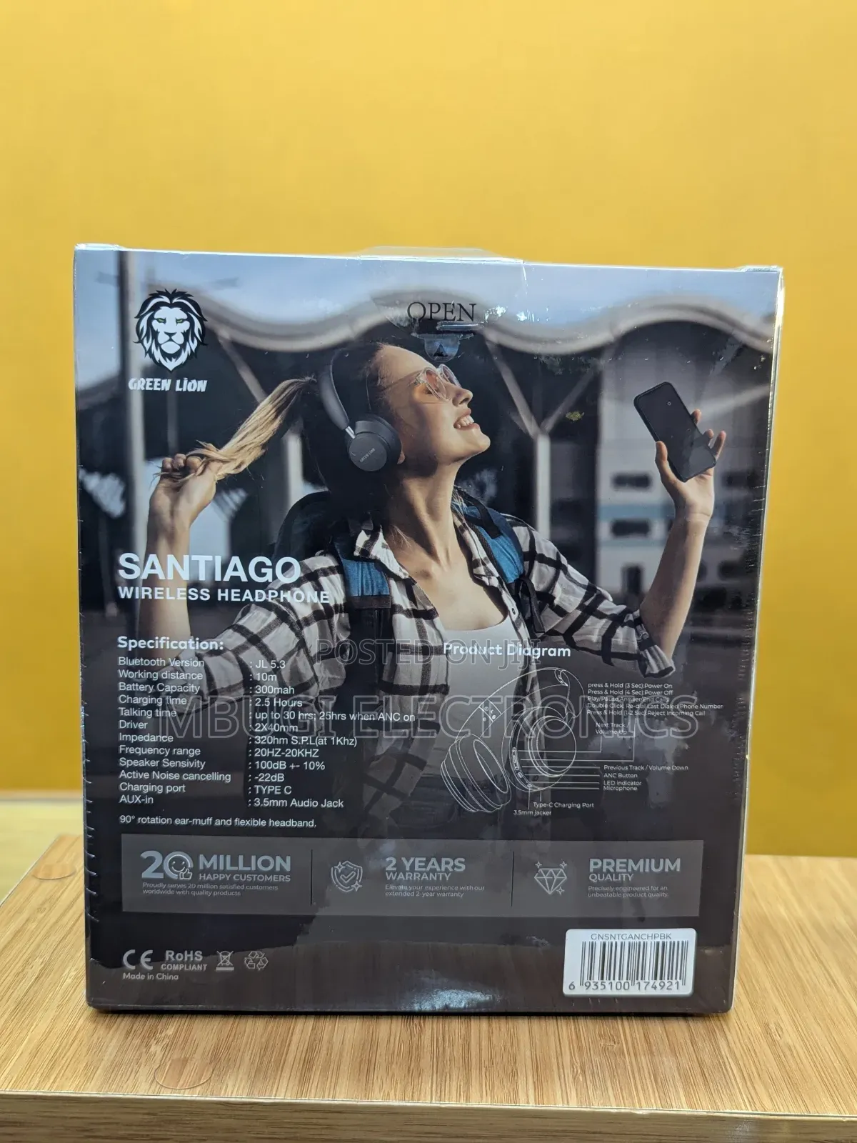 Greenlion -Santiago Original Headphones
