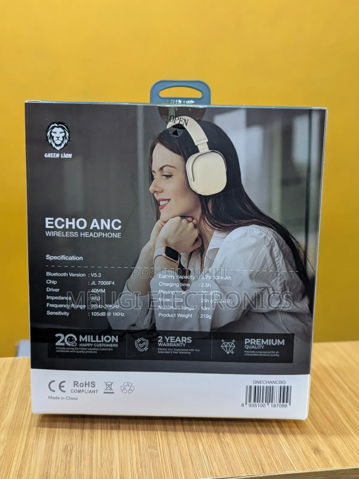 Green Lion - Anc Heaphones