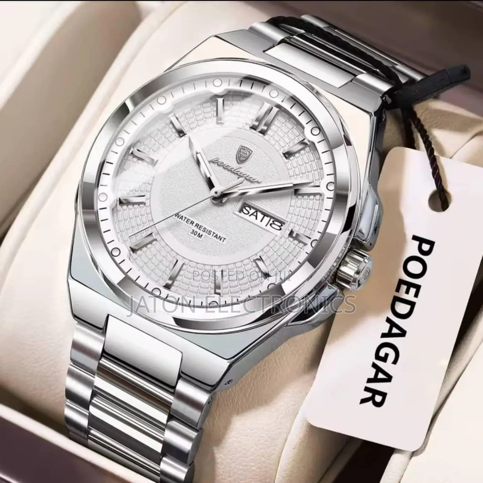P O E D G a R Watch Brand Digital Analogy