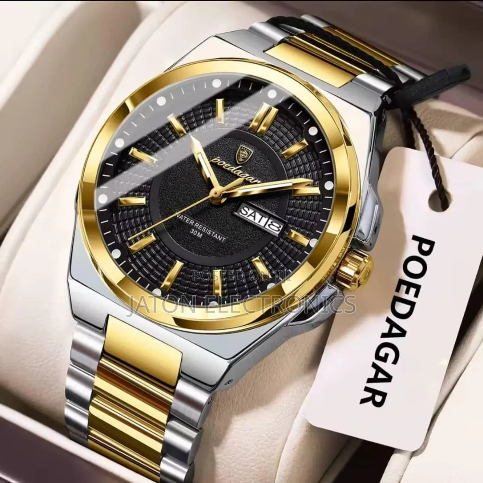 P O E D G a R Watch Brand Digital Analogy