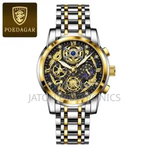 P O E D G a R Watch Brand Double Watch (Digital Analogy)