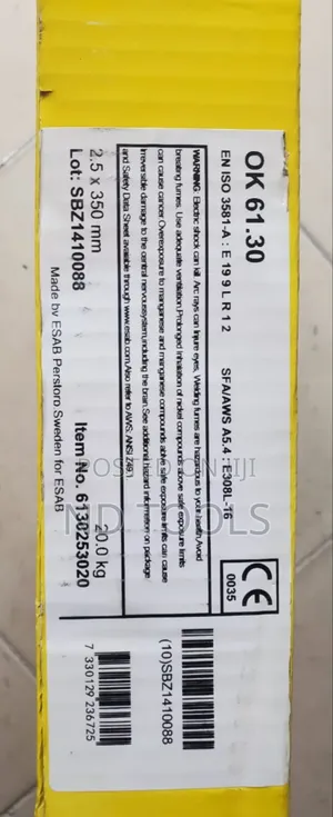 Welding Electrode 2.5mm E308l Ss Esab