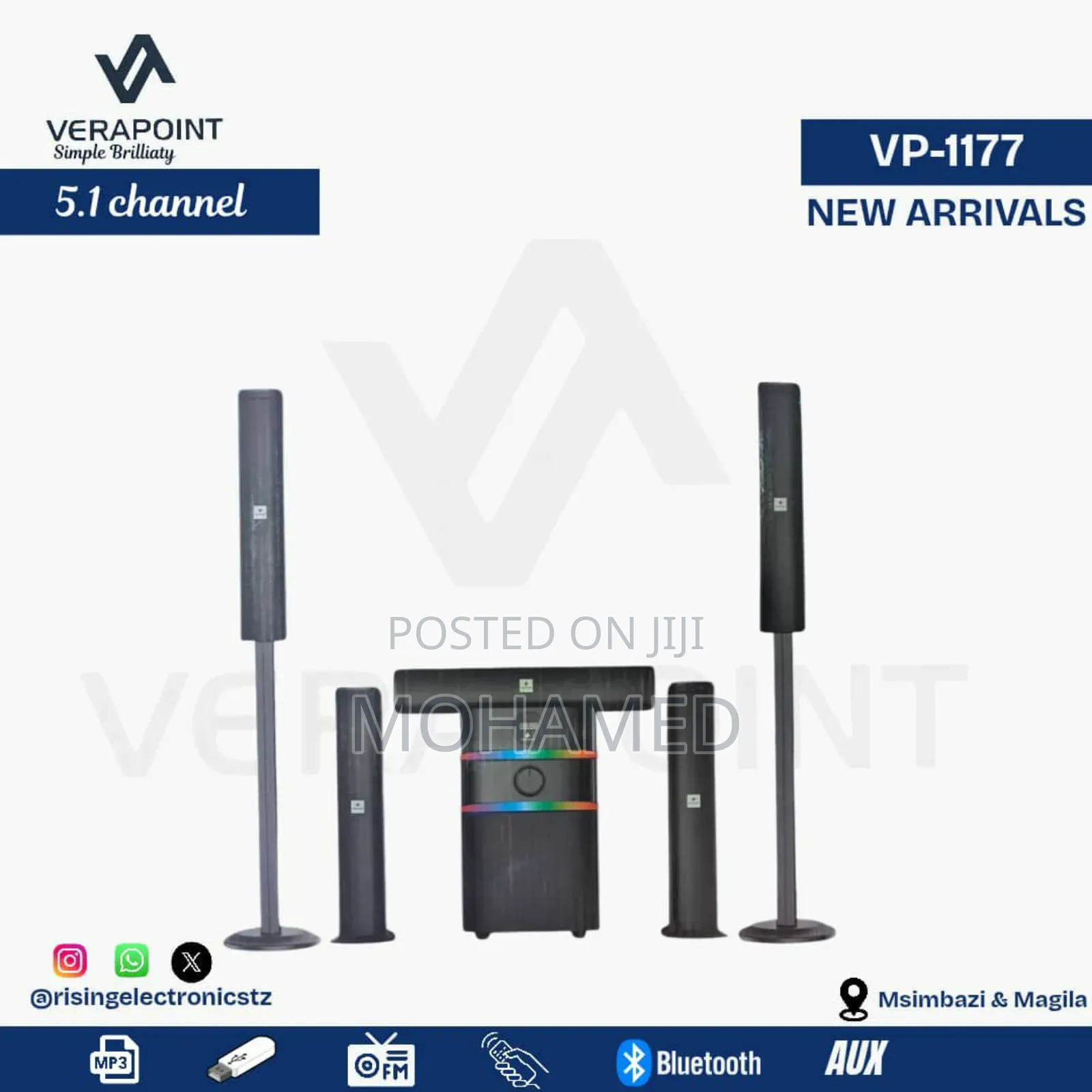 Verapoint Subwoofer Model Vp-1177