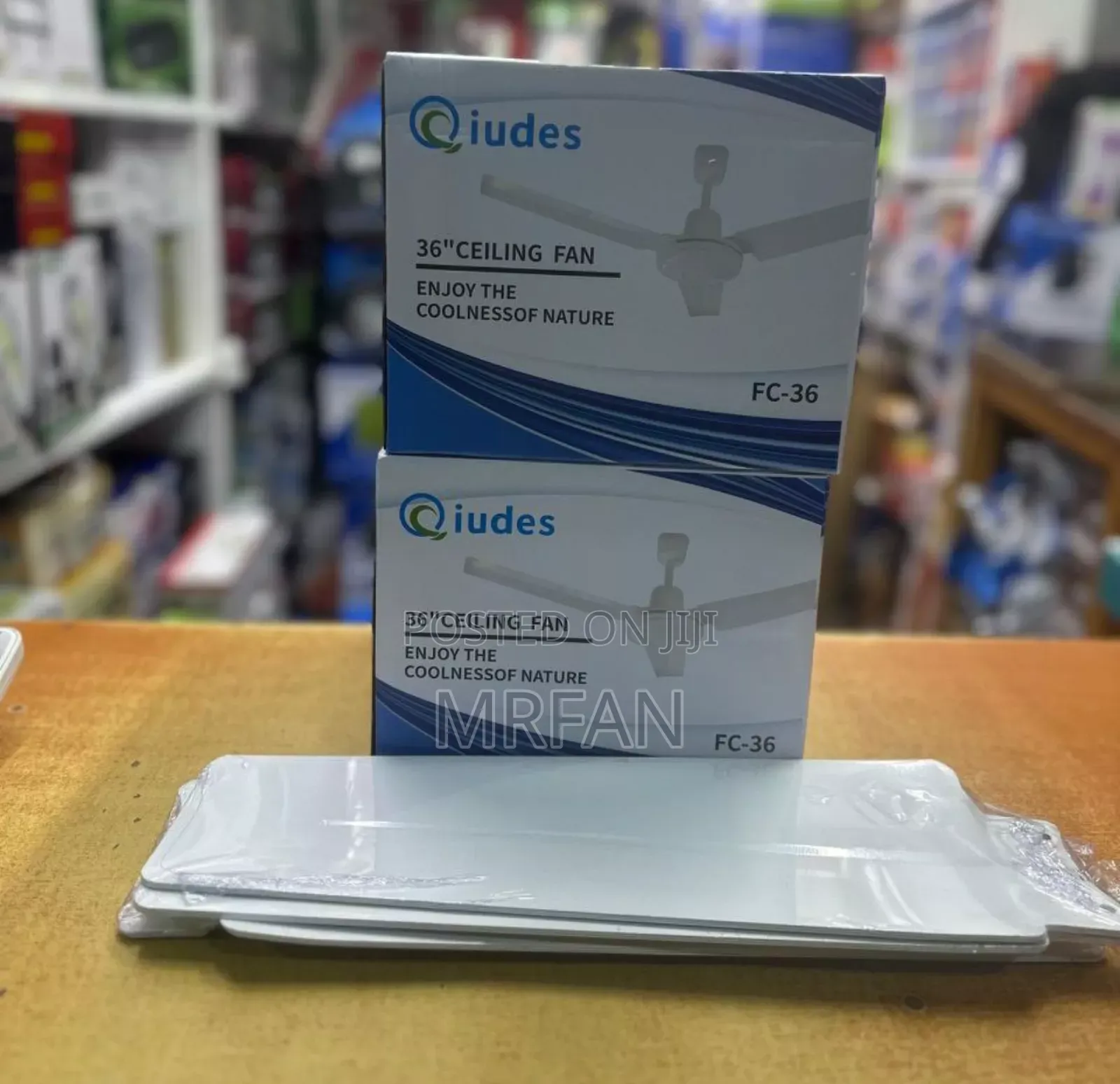 *Qiudes Celling Fan 36
