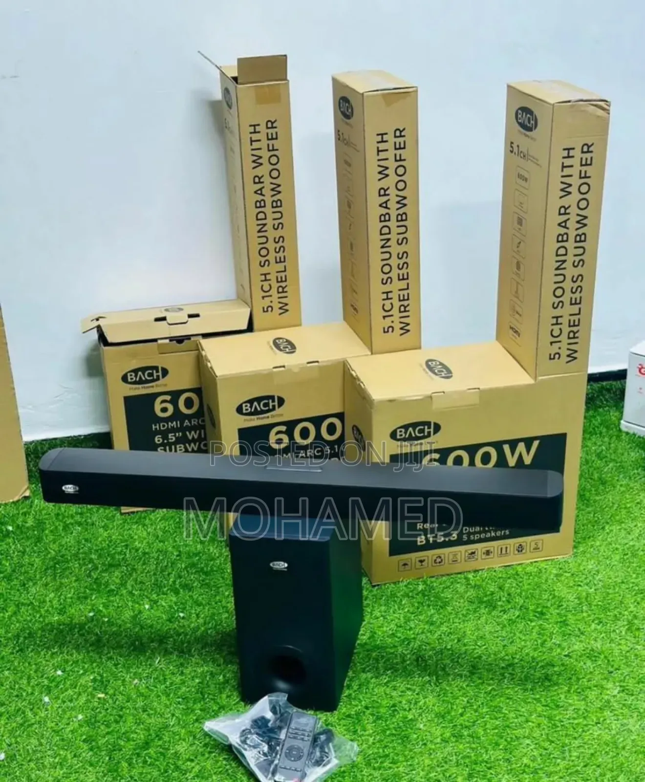 Bach Sound Bar 5.1 Watts 600