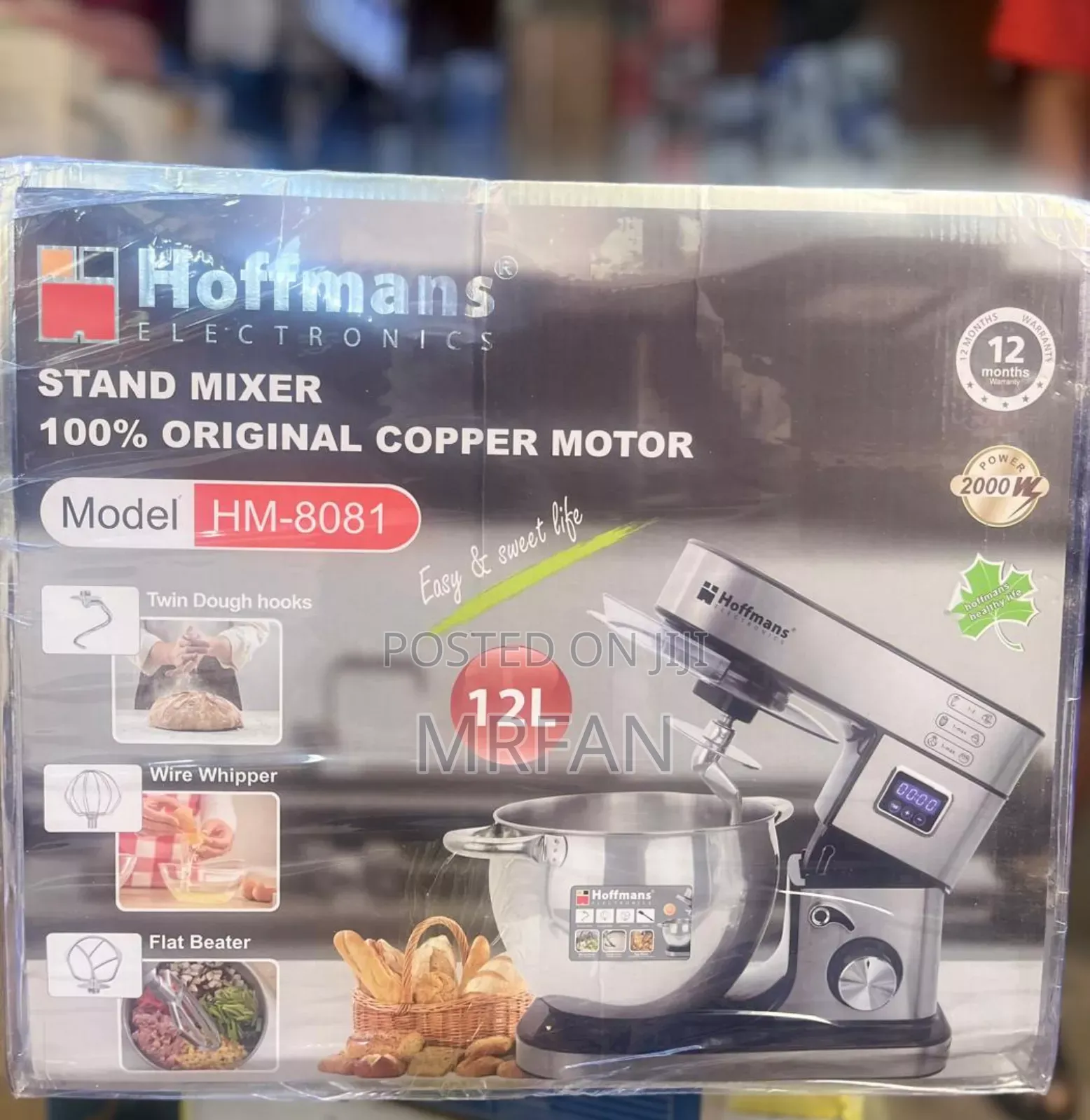 Hoffmas Stand Mixer Original Liter 12 