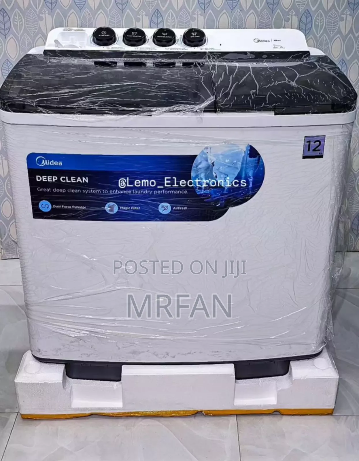 *Midea Washingmashine Kg14* *Inafua Na Kukamua* *