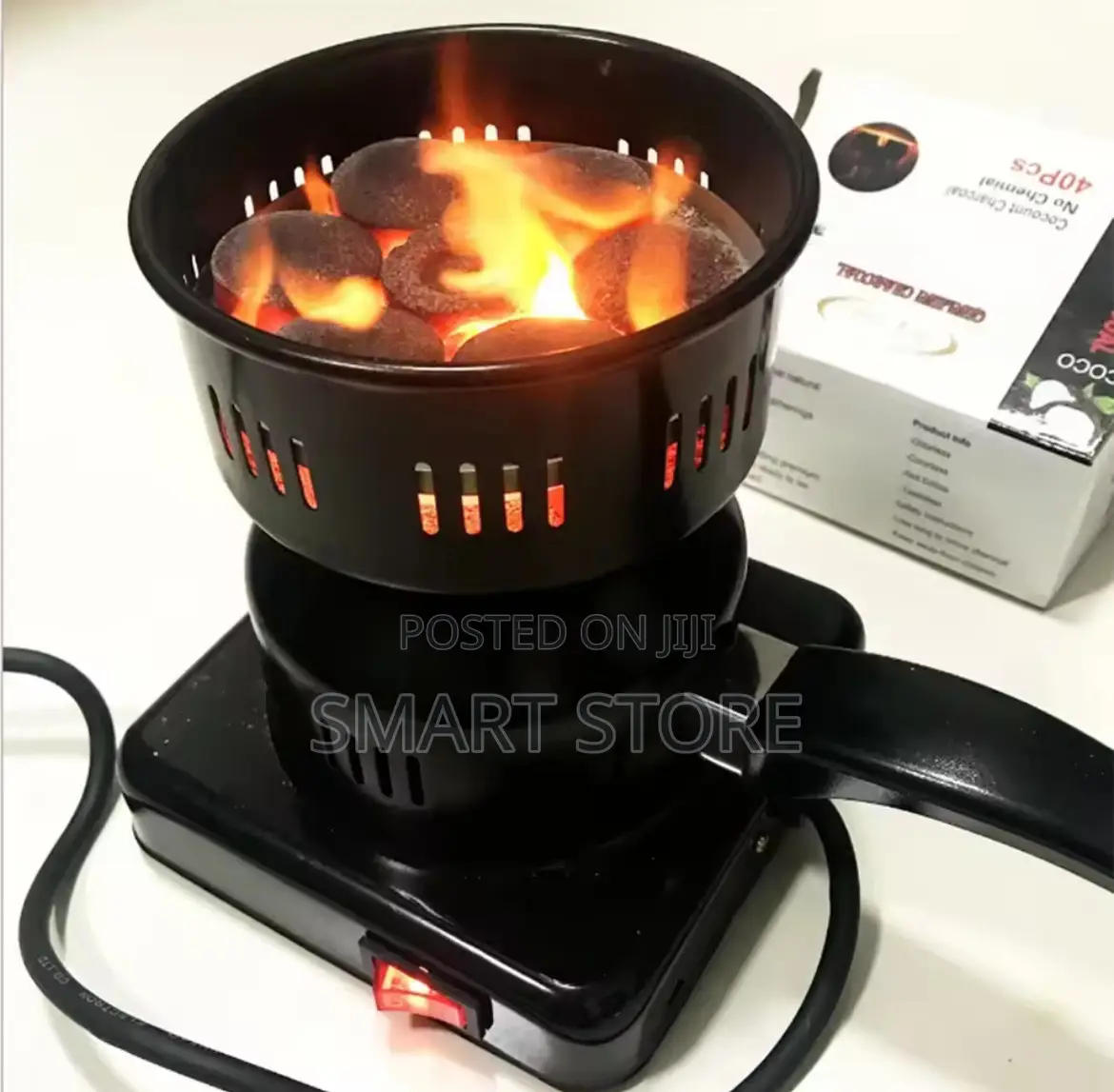 Portable Hot Plate – Fast-Burning Charcoal Burner