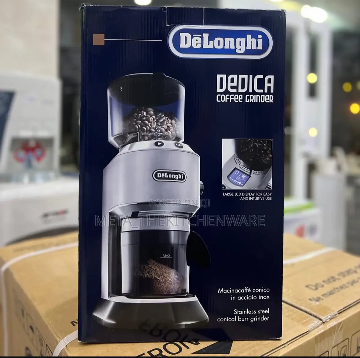 De'longhi Digital Coffee Grinder Kg521m