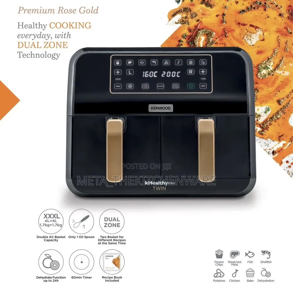 Kenwood Digital Twin Air Fryer 1700w