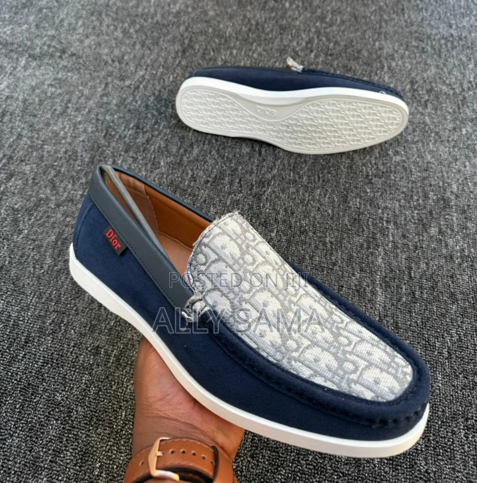 Men's Loafers Dior Material Suede