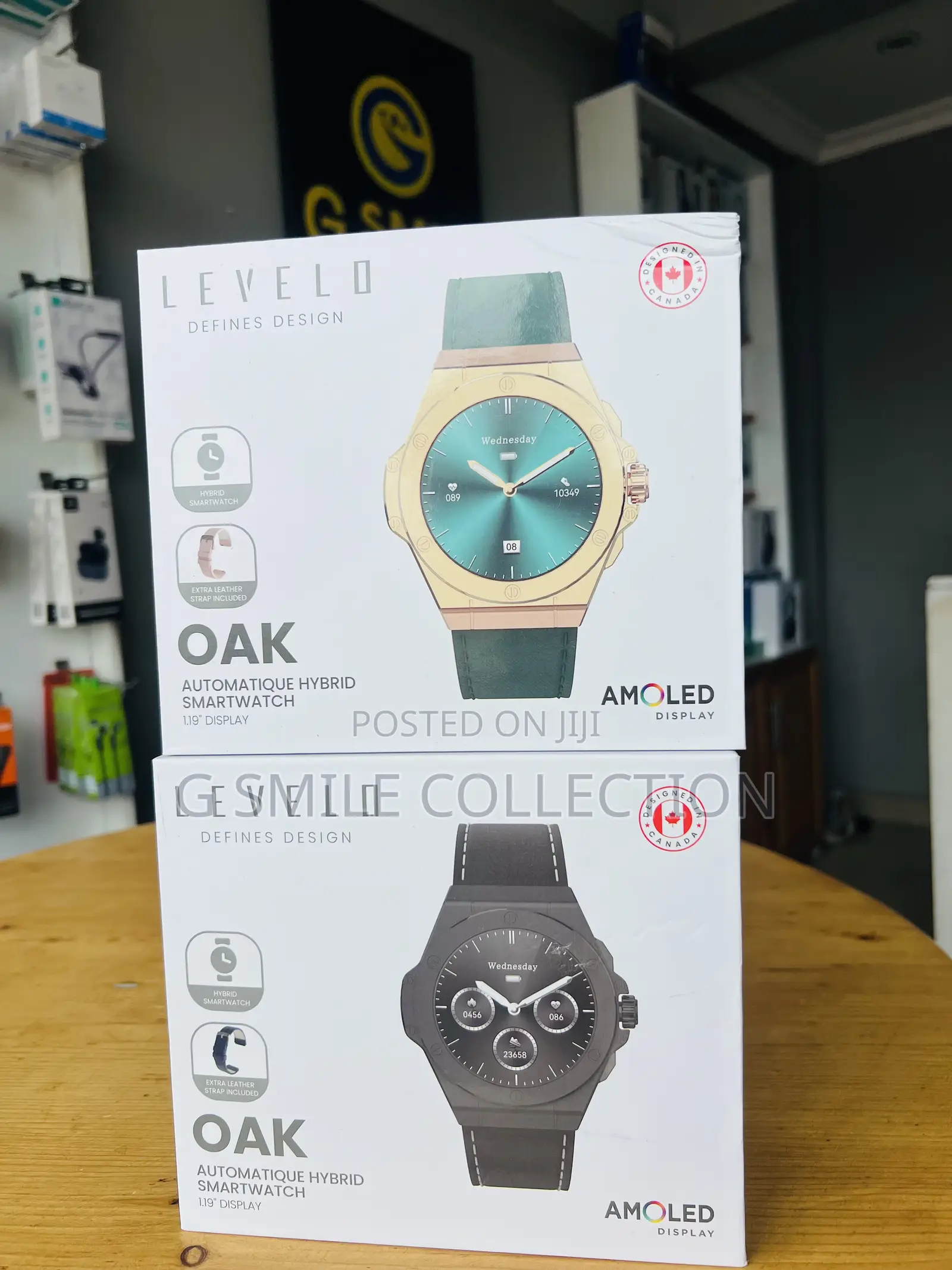 Levelo Oak Automatique Hybrid Smartwatch With Extra Strap