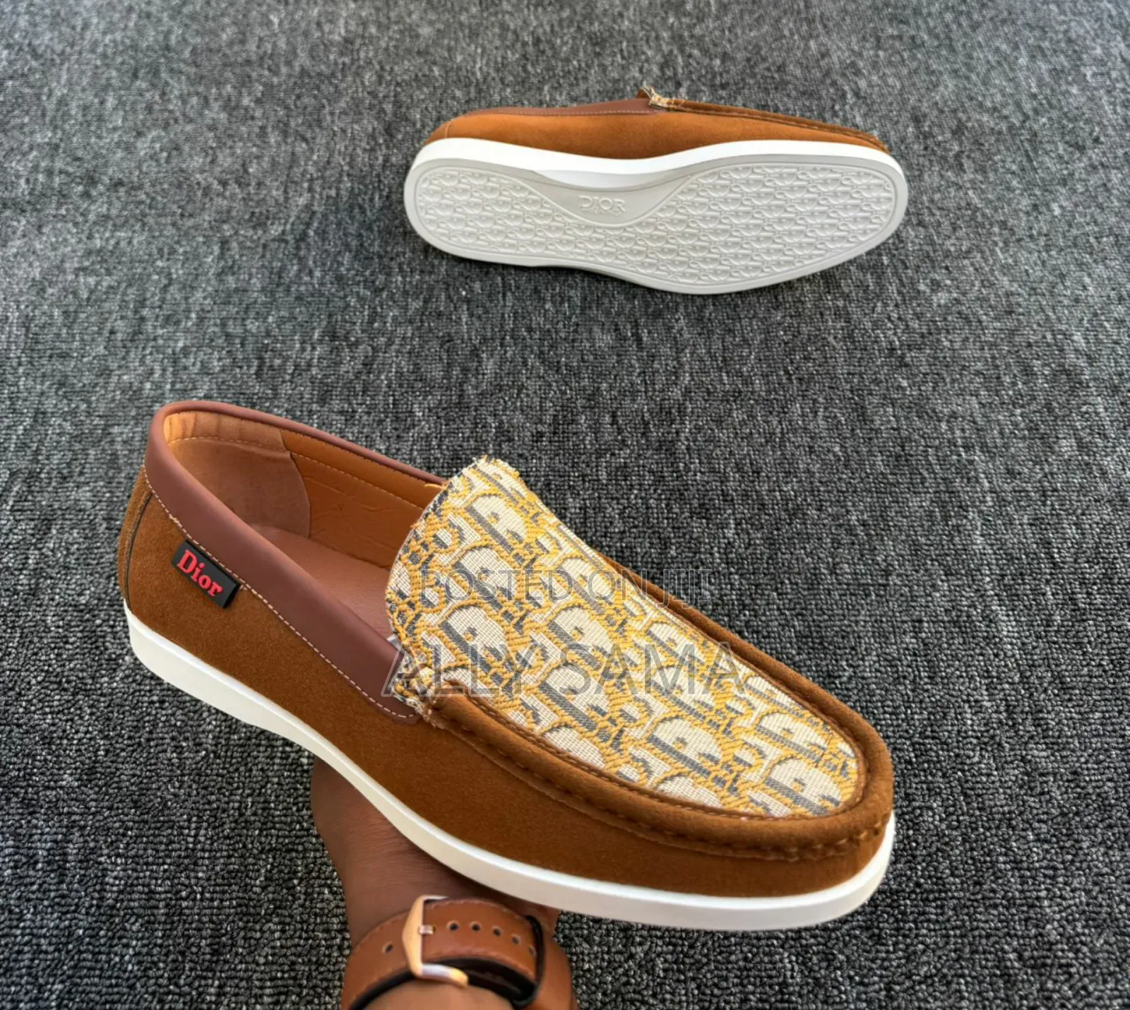 Men's Loafers Dior Material Suede