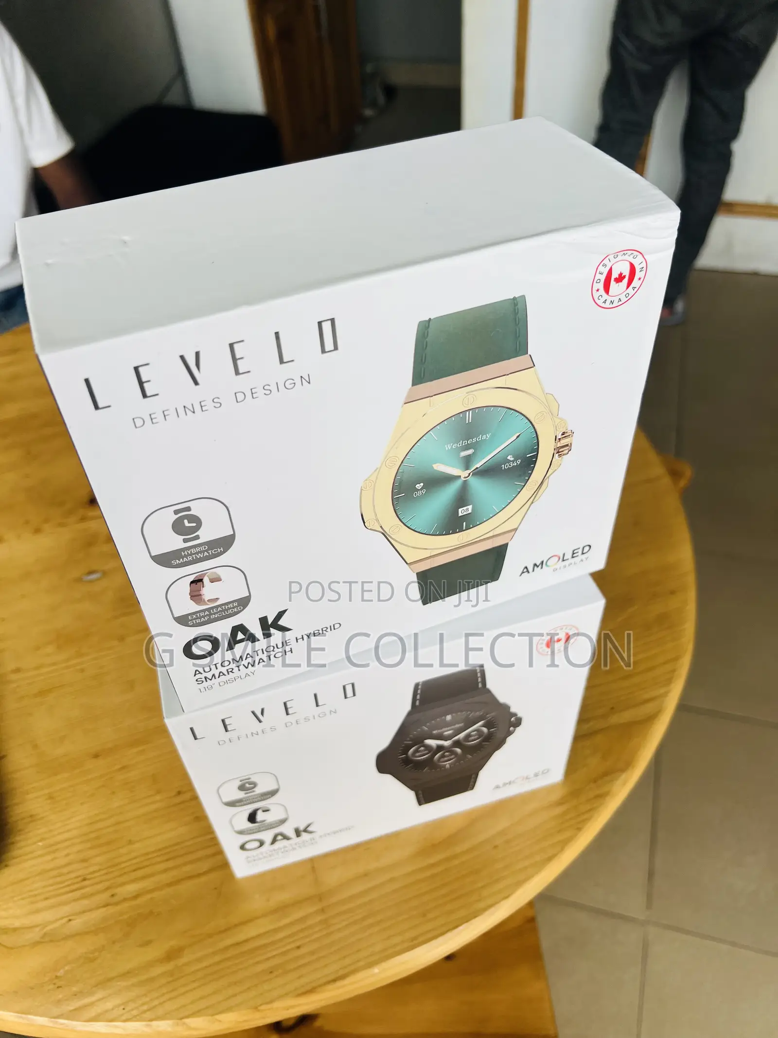 Levelo Oak Automatique Hybrid Smartwatch With Extra Strap