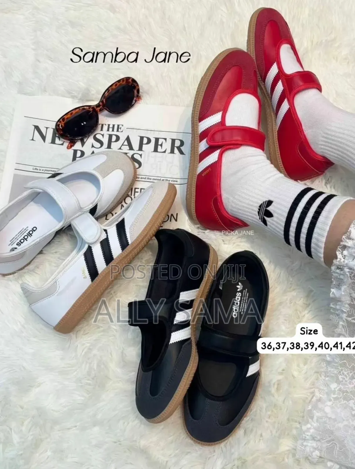 Women's Sneakers Adidas Samba Material Leather