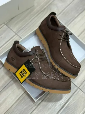 Mens Boots Low Caterpillar Material Leather
