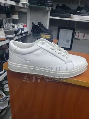 Men's Sneakers Clean Soft Material Leather