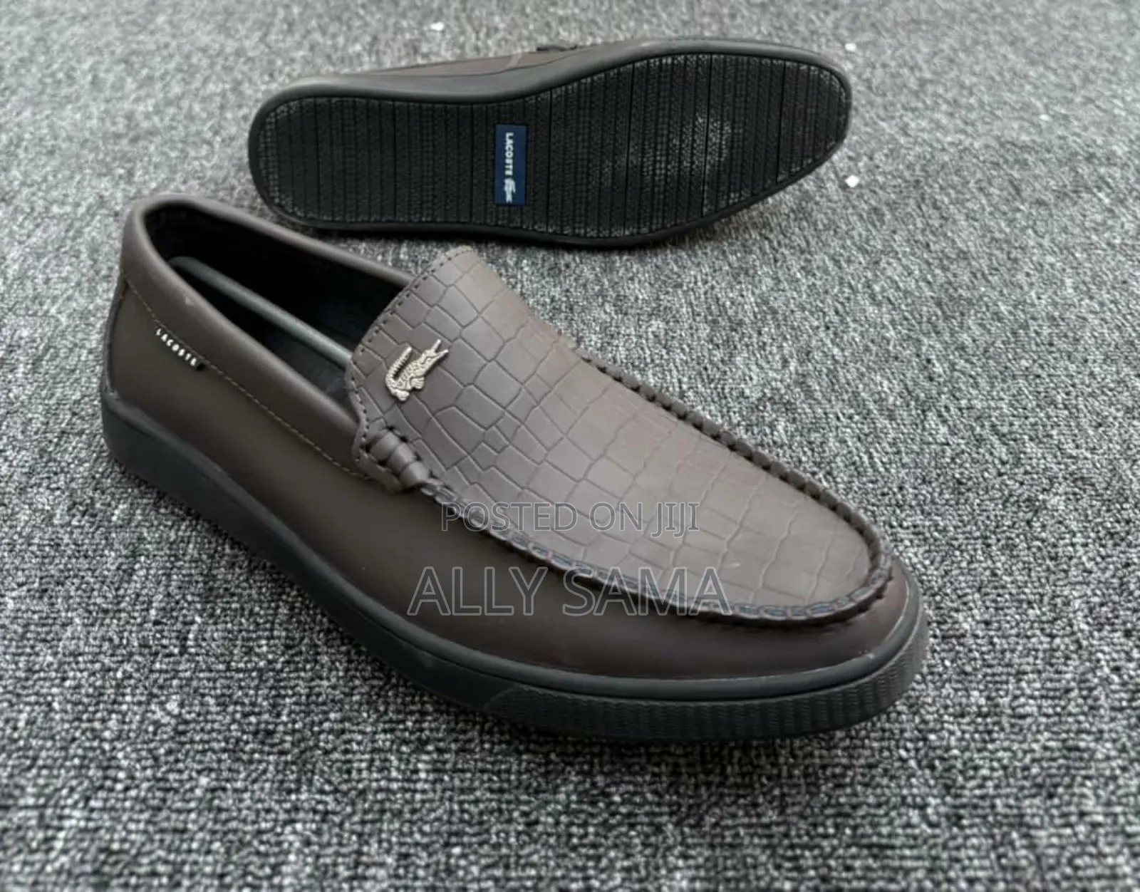 Men's Loafers Lacoste Material Leather