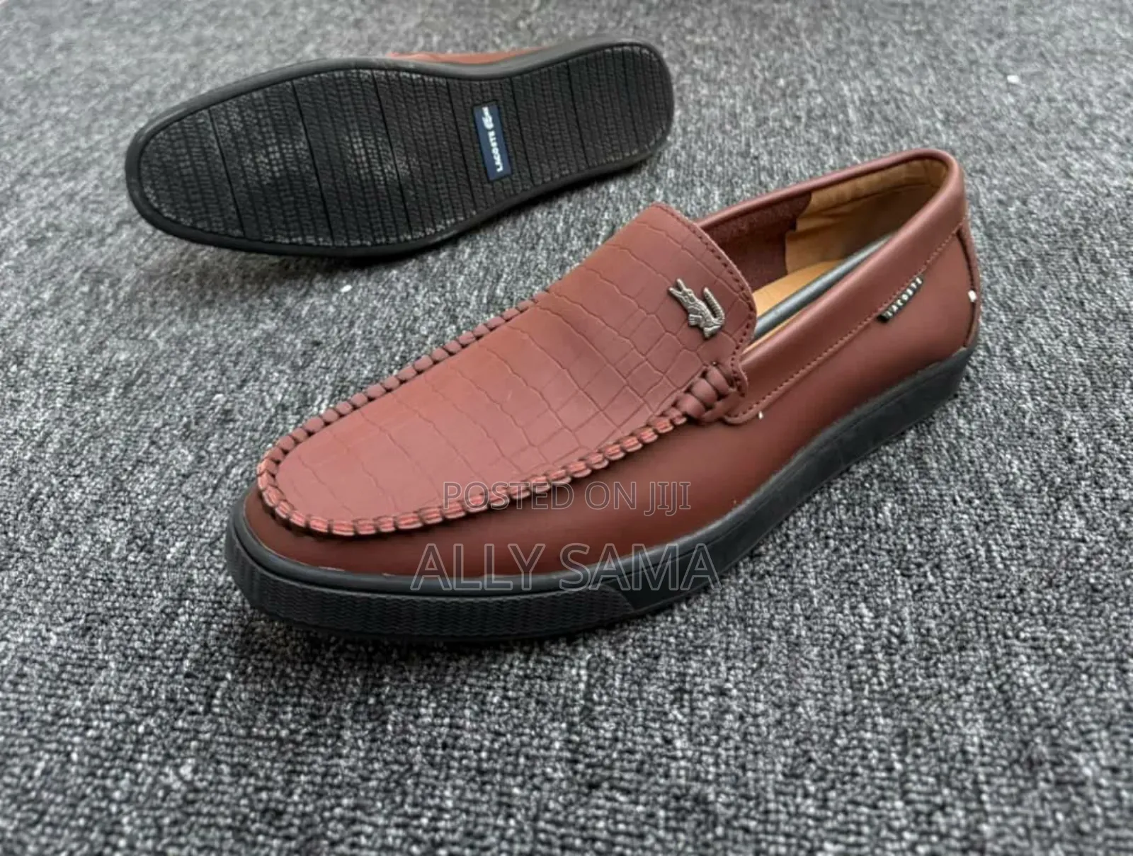 Men's Loafers Lacoste Material Leather