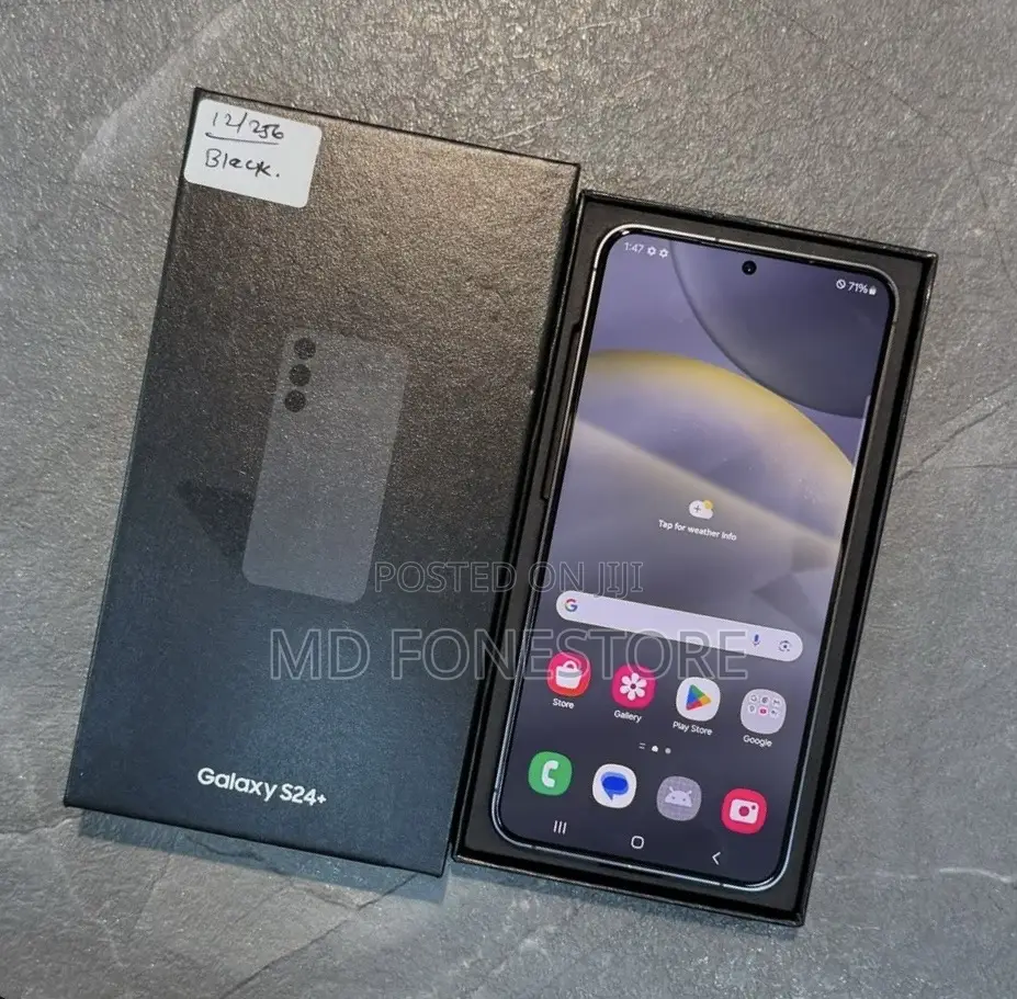 New Samsung Galaxy S24 Plus 256 GB Black