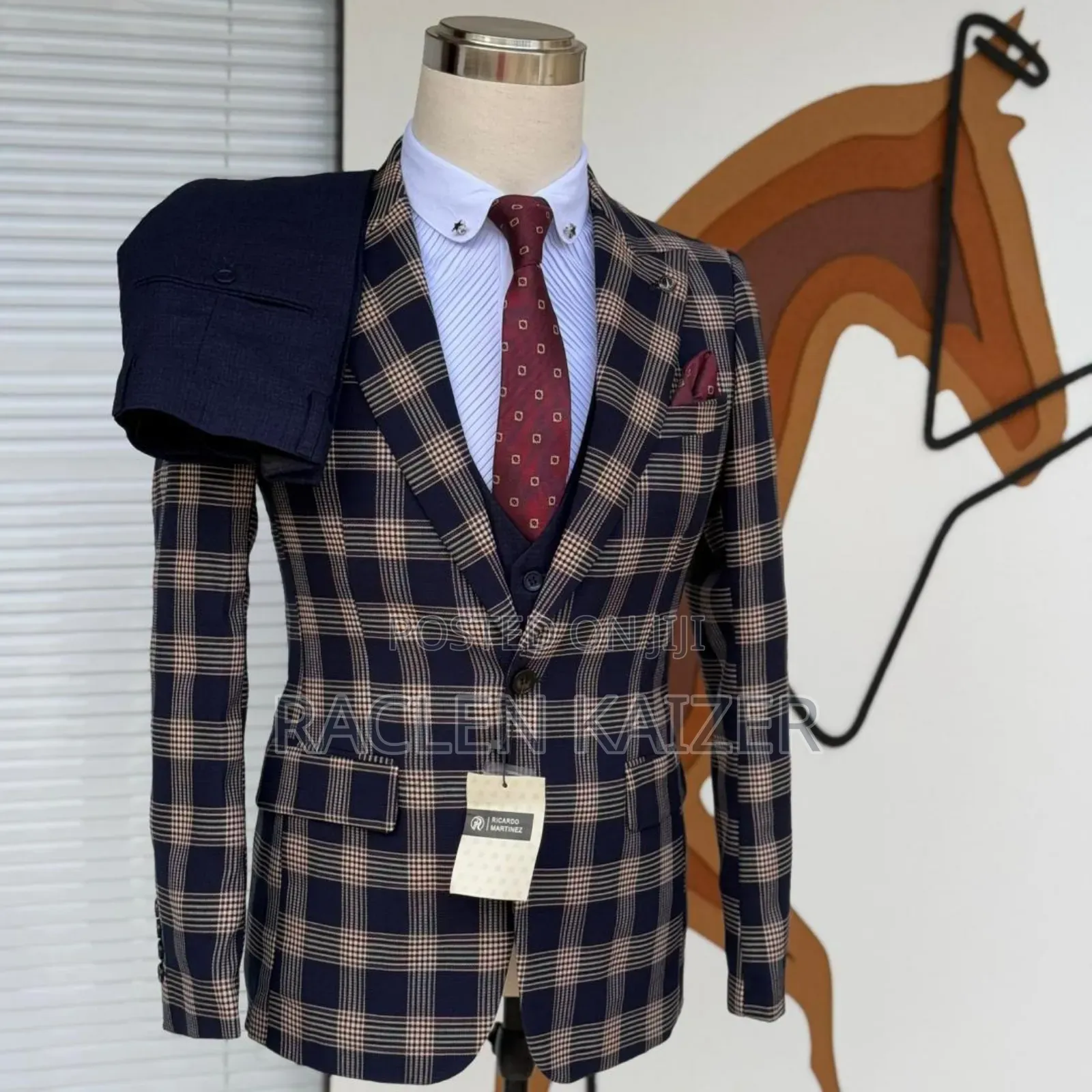 Plaid Pattern Suits