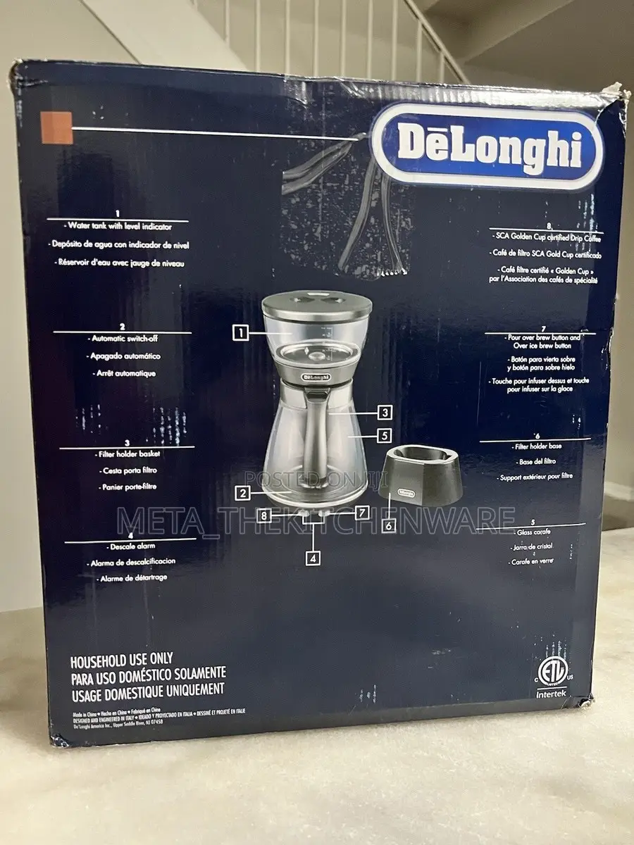 De’Longhi Clessidra Drip Coffee Maker 1.25l 1800w Model Icm17210