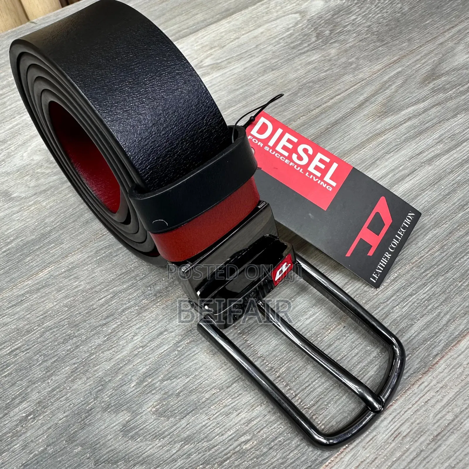 Mikanda Ya Ngozi | Double Sides Coloured Belt