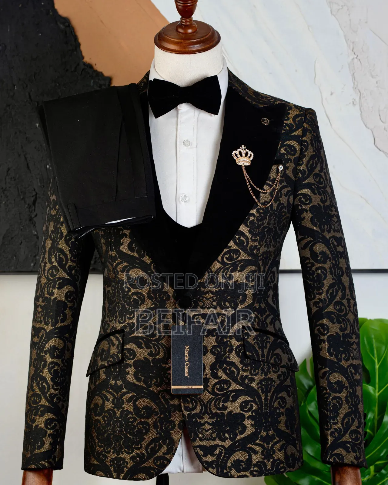 Black and Gold Suit