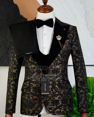 Black and Gold Suit