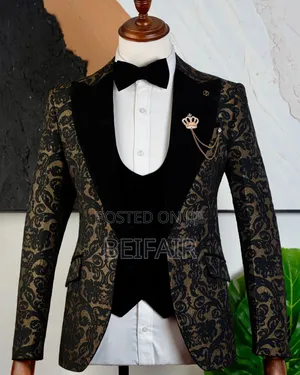 Black and Gold Suit
