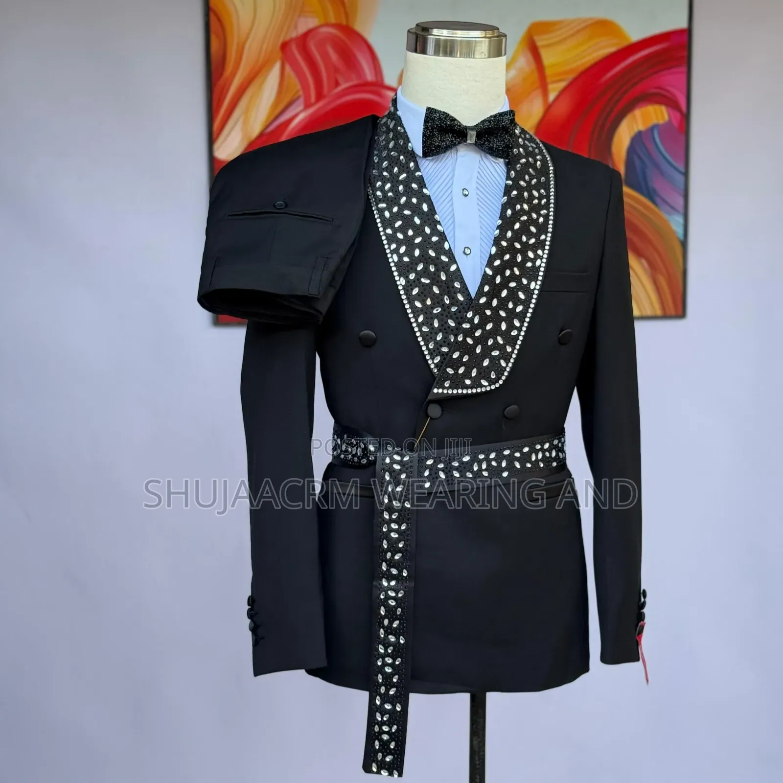 Bless Fernando Suit Crystal | Black