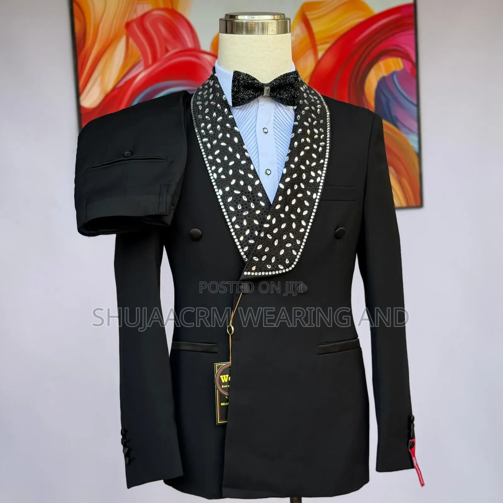 Bless Fernando Suit Crystal | Black