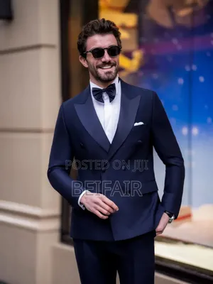 Dark Blue Taxedo Suit
