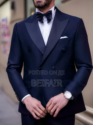Dark Blue Taxedo Suit