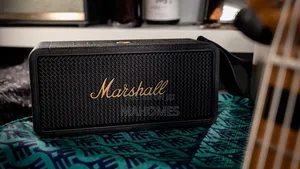 Marshall Middleton Portable Wireless Bluetooth Speaker - Black/Blass