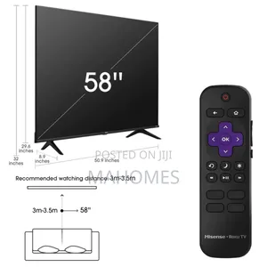 Hisense 58 Inches Smart Uhd Tv Powered by Vidaa - 58a6k
