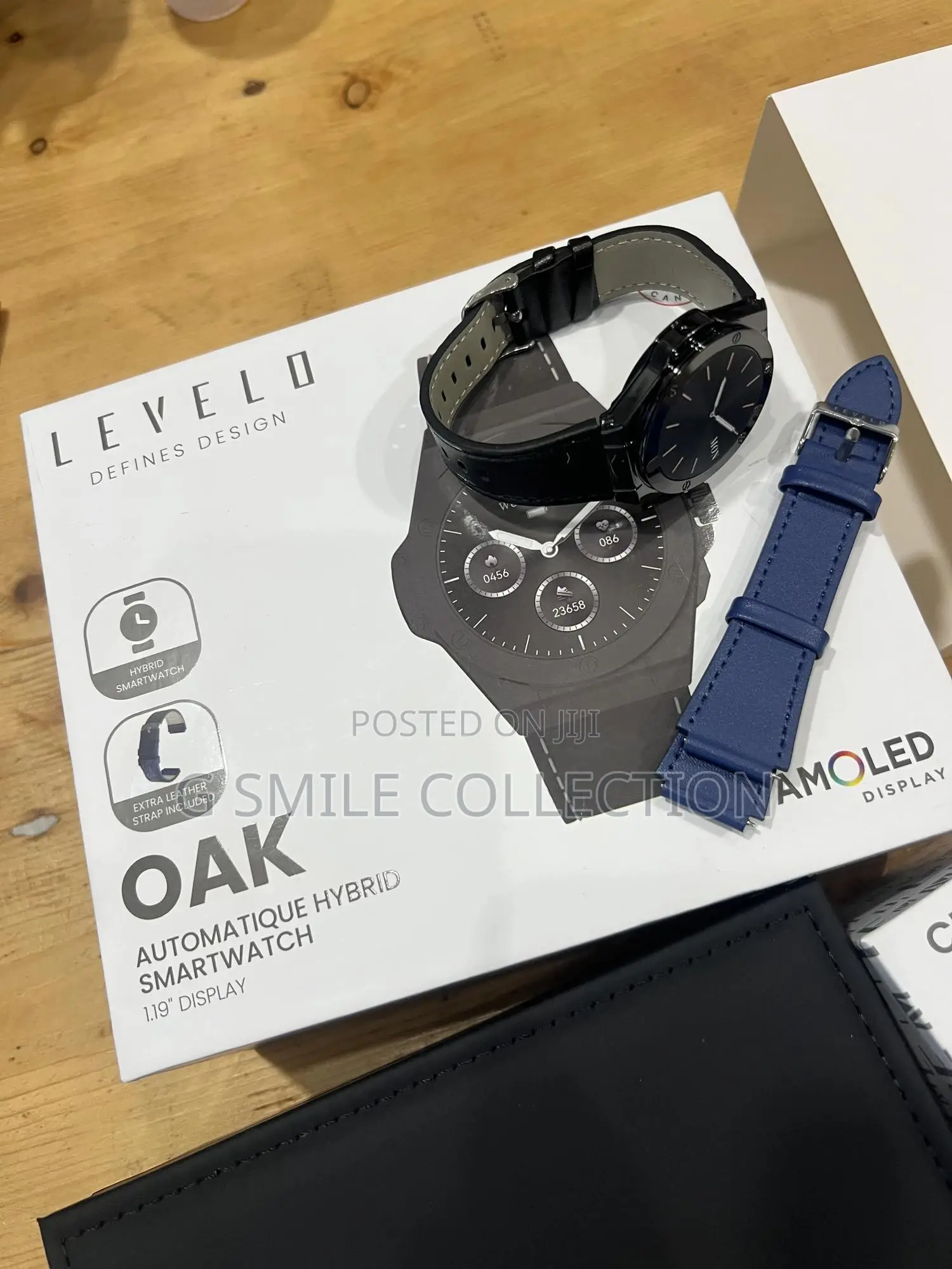 Levelo Oak Automatique Hybrid Smartwatch With Extra Strap