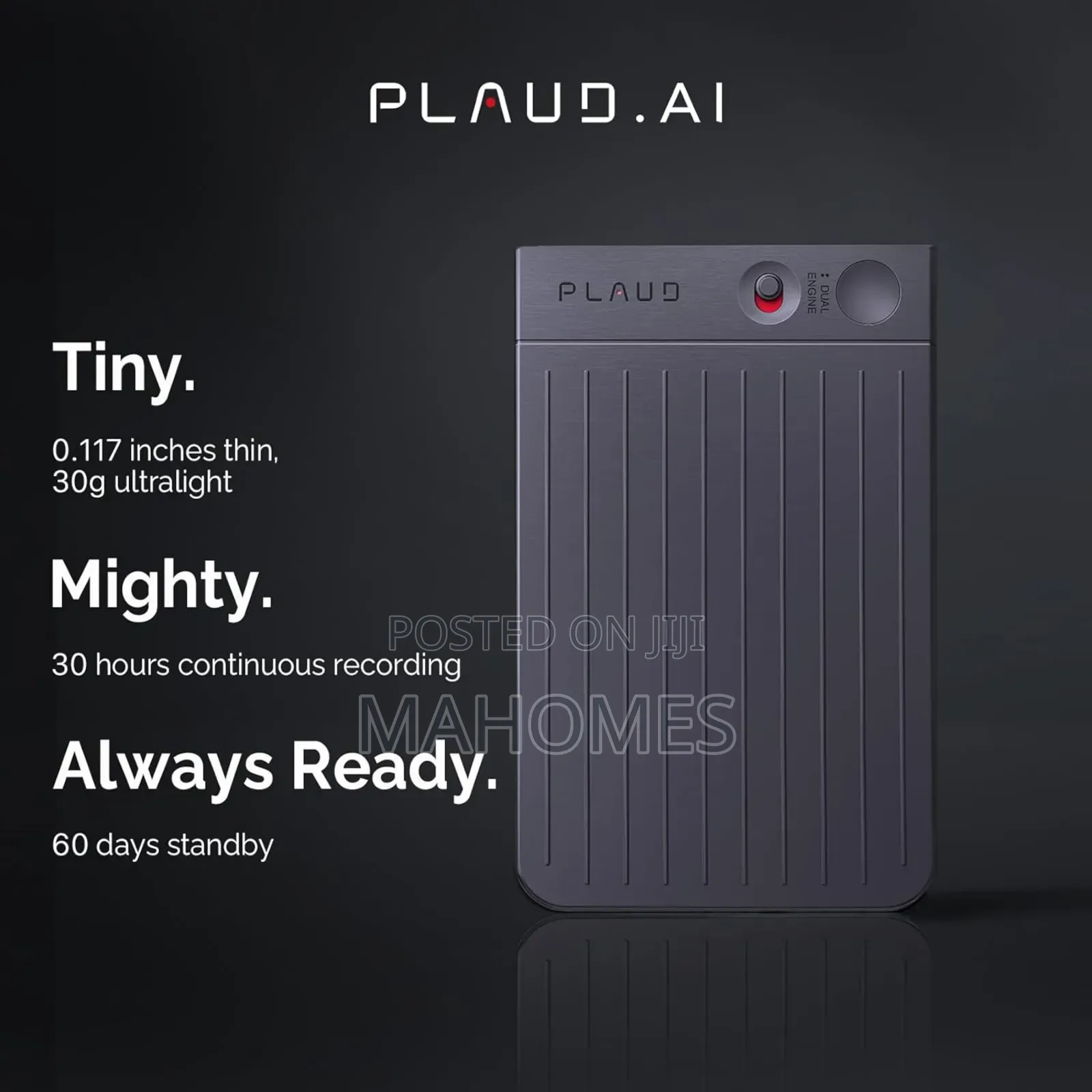 Plaud Note Ai Voice Recorder - 2a6t3-nb-100 - Ic-32377-nb100