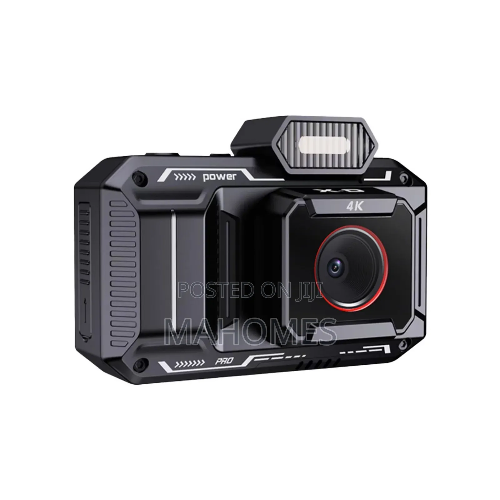 Porodo 48mp FHD 1080 Ip68 Digital Camera 10x Digital Zoom - Black