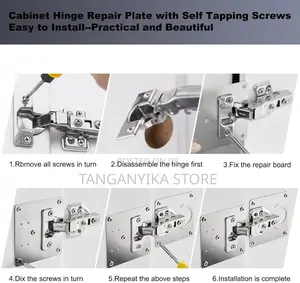 Cabinet Hinge Repair Plate