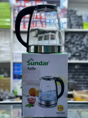 Sundar Glass Kettle, 1.8litres