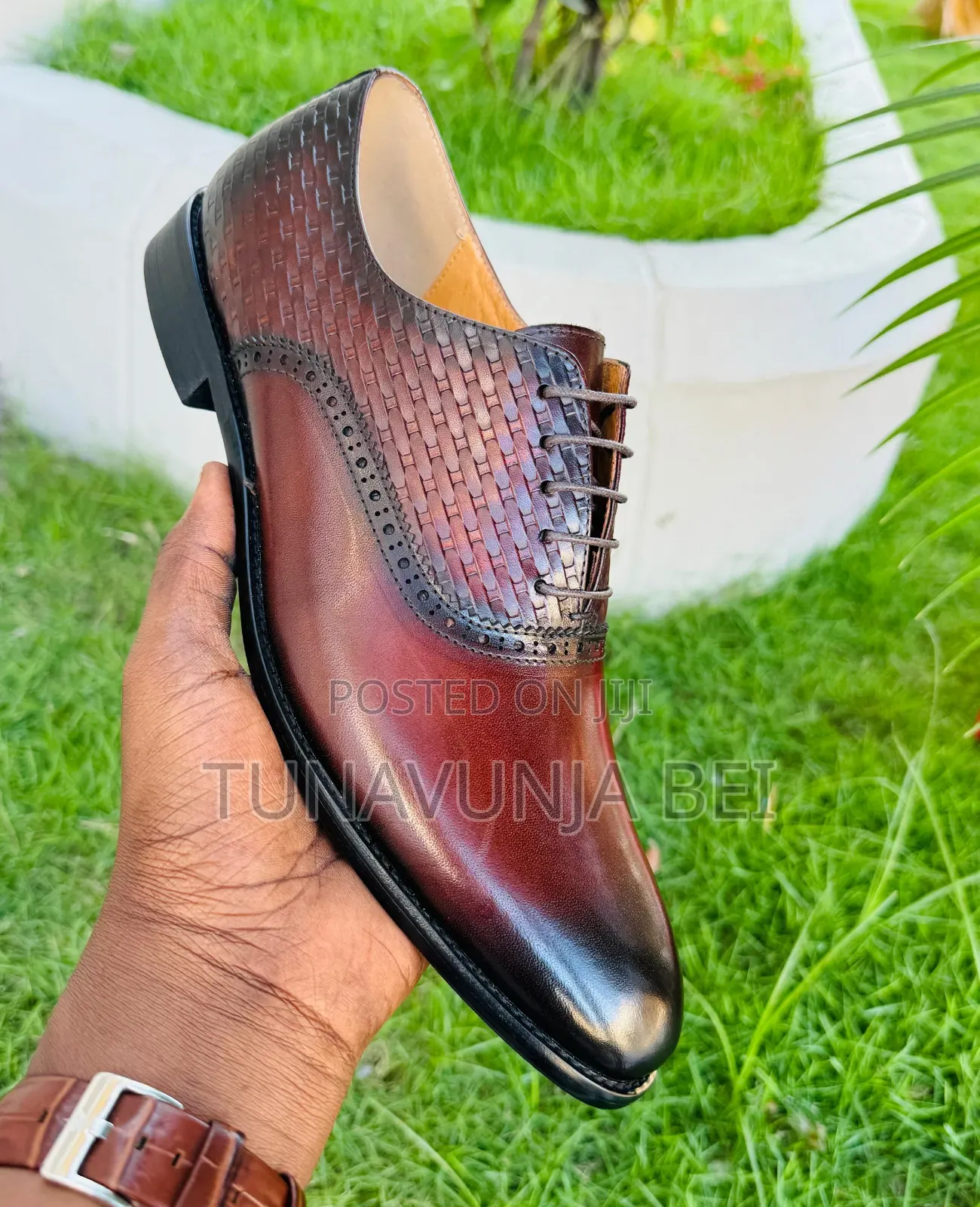 Dark Brown Leather Shoes  / Moreschi Brand