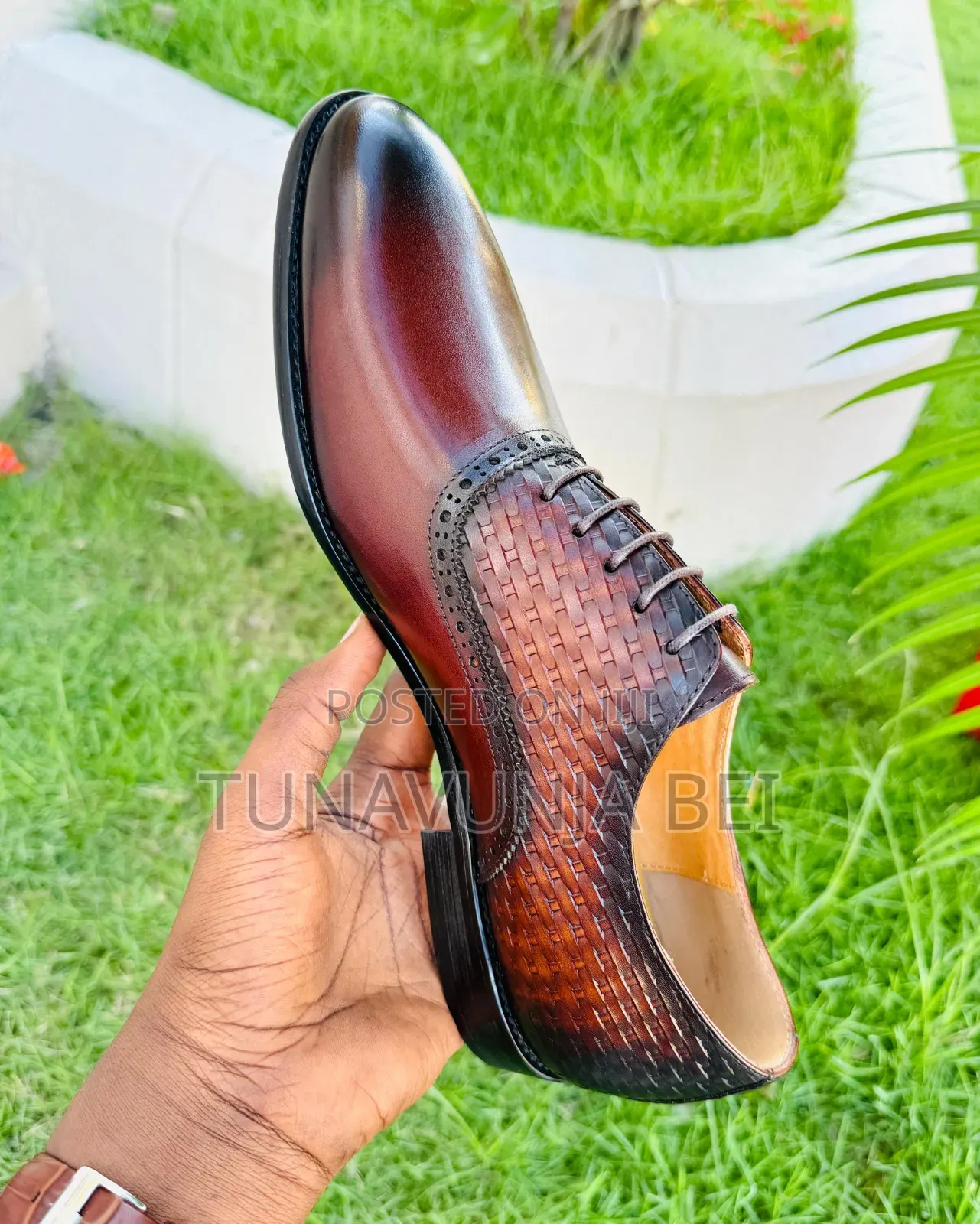 Dark Brown Leather Shoes  / Moreschi Brand