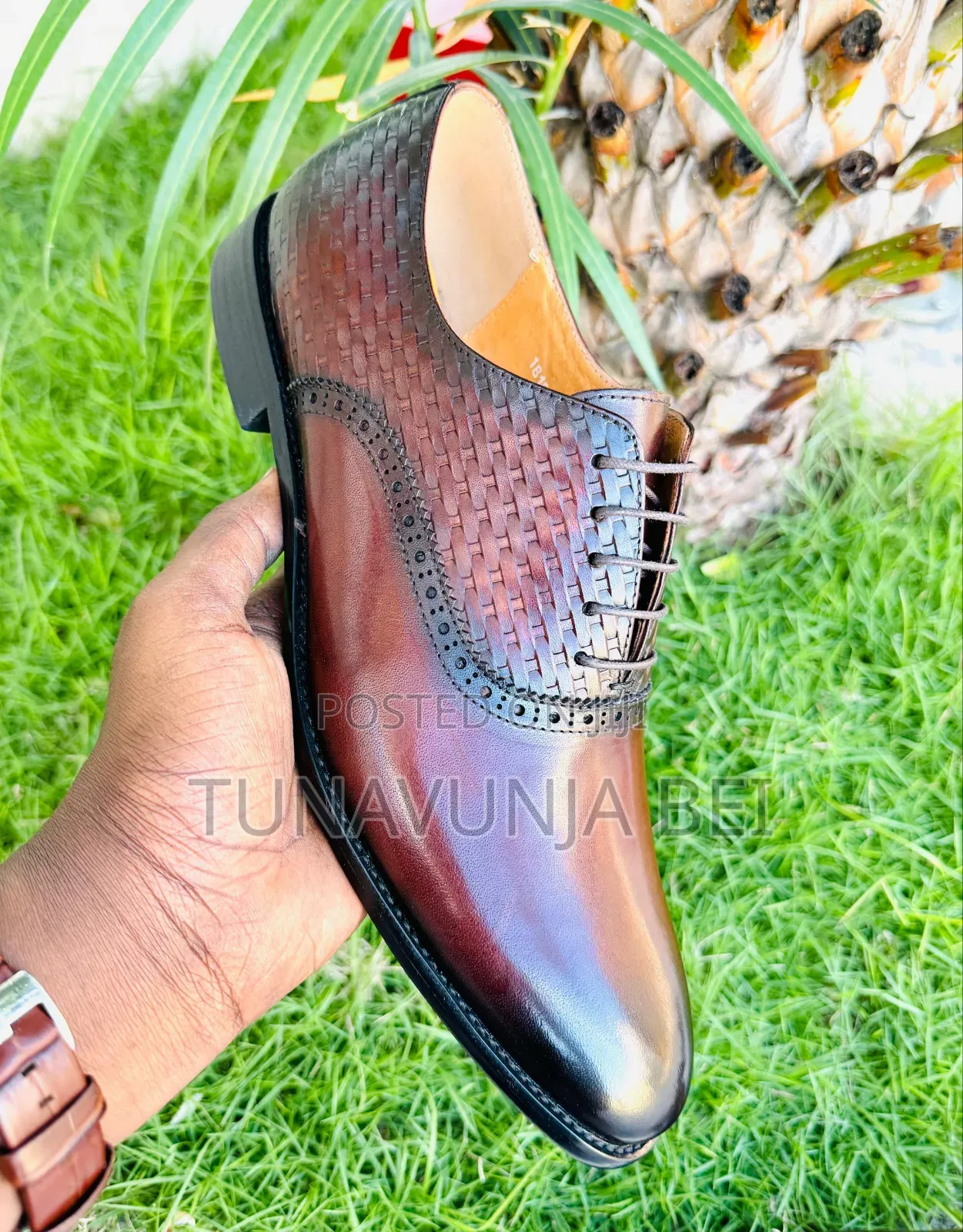 Dark Brown Leather Shoes  / Moreschi Brand