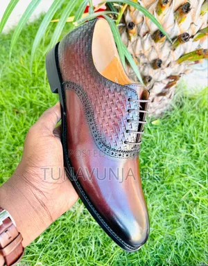Dark Brown Leather Shoes  / Moreschi Brand