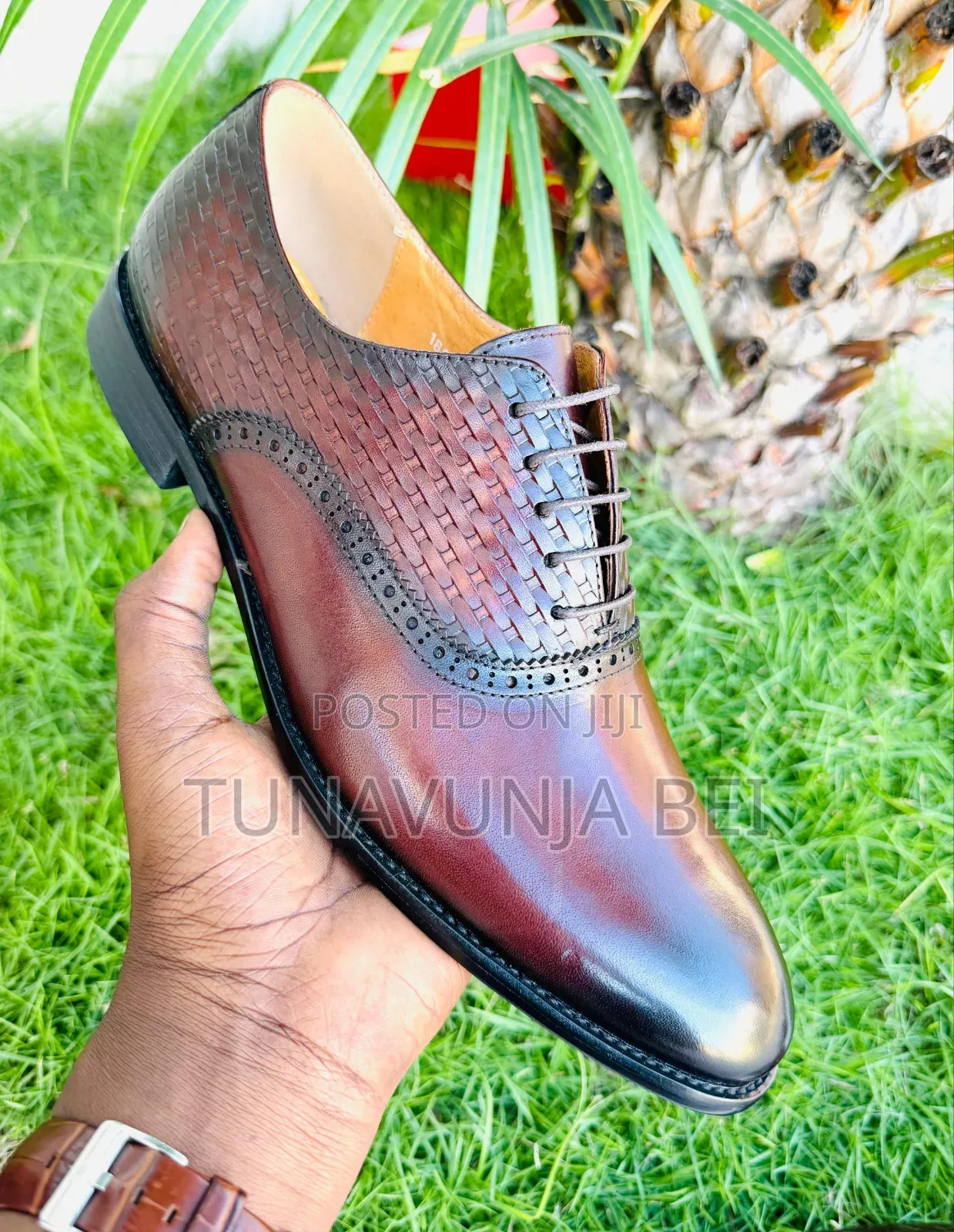 Dark Brown Leather Shoes  / Moreschi Brand